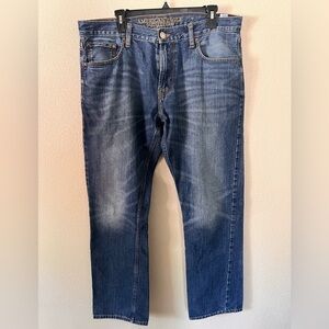 Men -American Eagle Straight Leg Jeans 36/32
